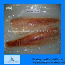 Congelado alaska pollock filete precio competitivo